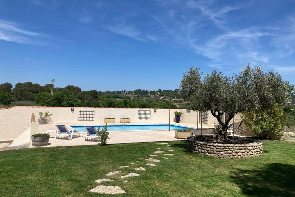 Le Clos Des Pins, Vue Mont Ventoux Roaix 외부 사진