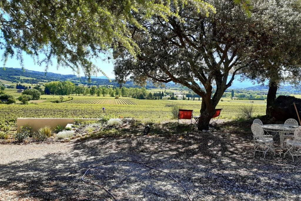 Le Clos Des Pins, Vue Mont Ventoux Roaix 외부 사진